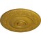 Ekena Millwork Neuveau Ceiling Medallion (Fits Canopies up to 6 3/8"), Hand-Painted Pharaohs Gold, 24 1/4"OD x 2"P CM24NAPGS - alternate 4